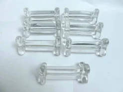 7 porte couteaux en verre