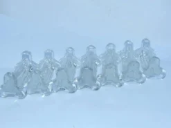 7 porte couteaux en verre