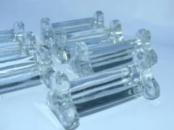 7 porte couteaux en verre