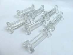 7 porte couteaux en verre