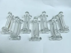 7 porte couteaux en verre