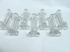 7 porte couteaux en verre