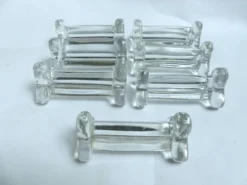 7 porte couteaux en verre