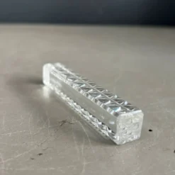 7 porte-couteaux en verre moulé