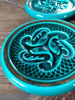 Porte couteaux et dessous de plat art déco