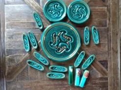 Porte couteaux et dessous de plat art déco