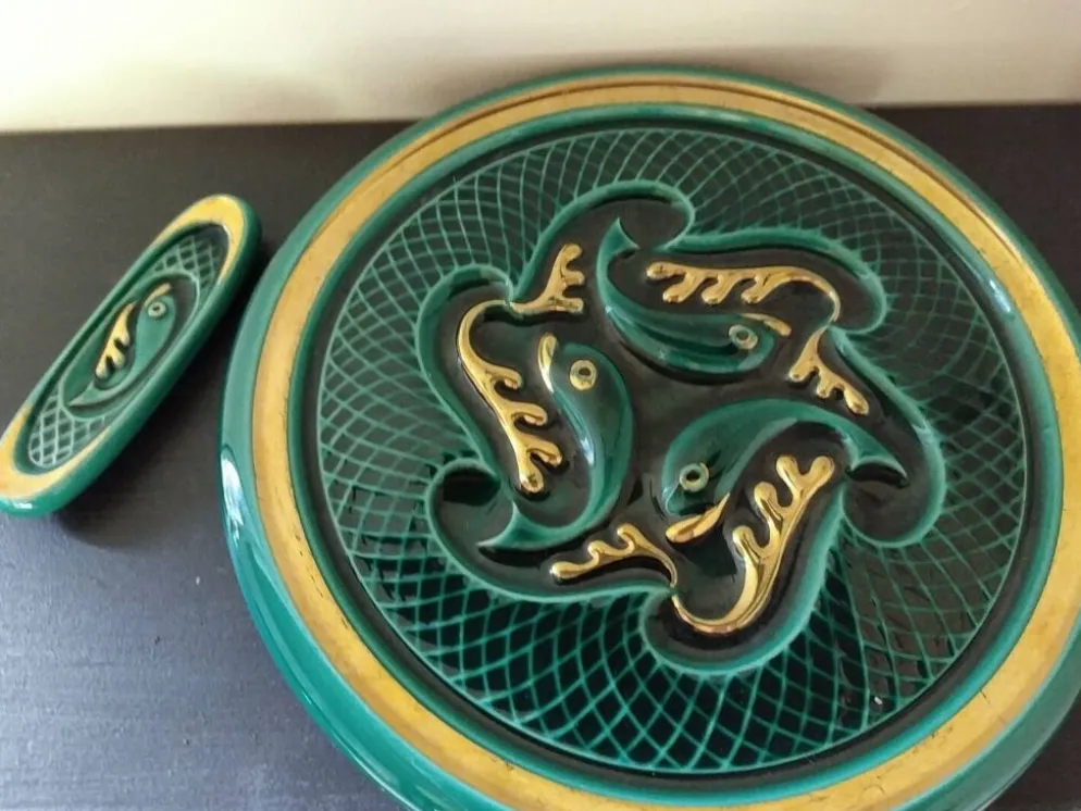 Porte couteaux et dessous de plat art déco