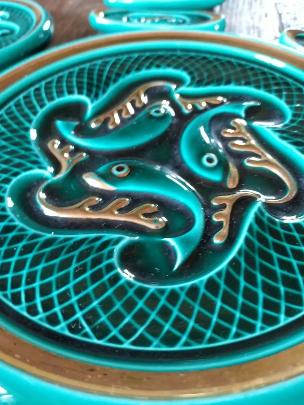 Porte couteaux et dessous de plat art déco