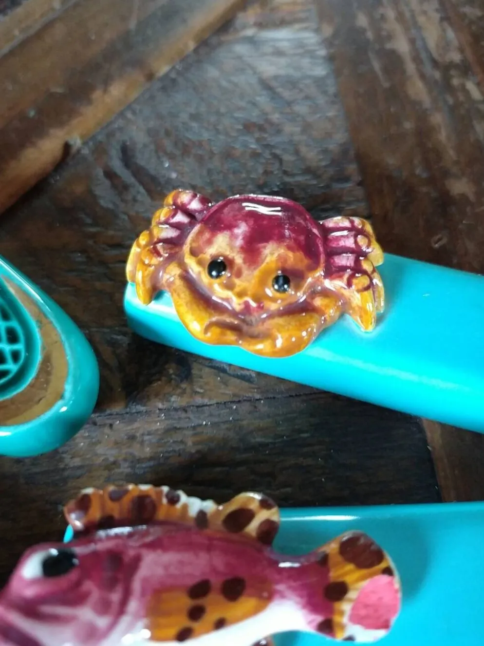 Porte couteaux et dessous de plat art déco