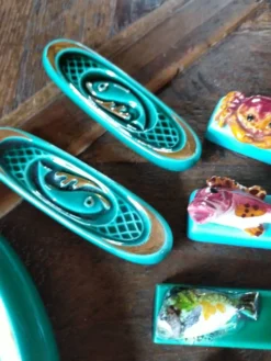 Porte couteaux et dessous de plat art déco