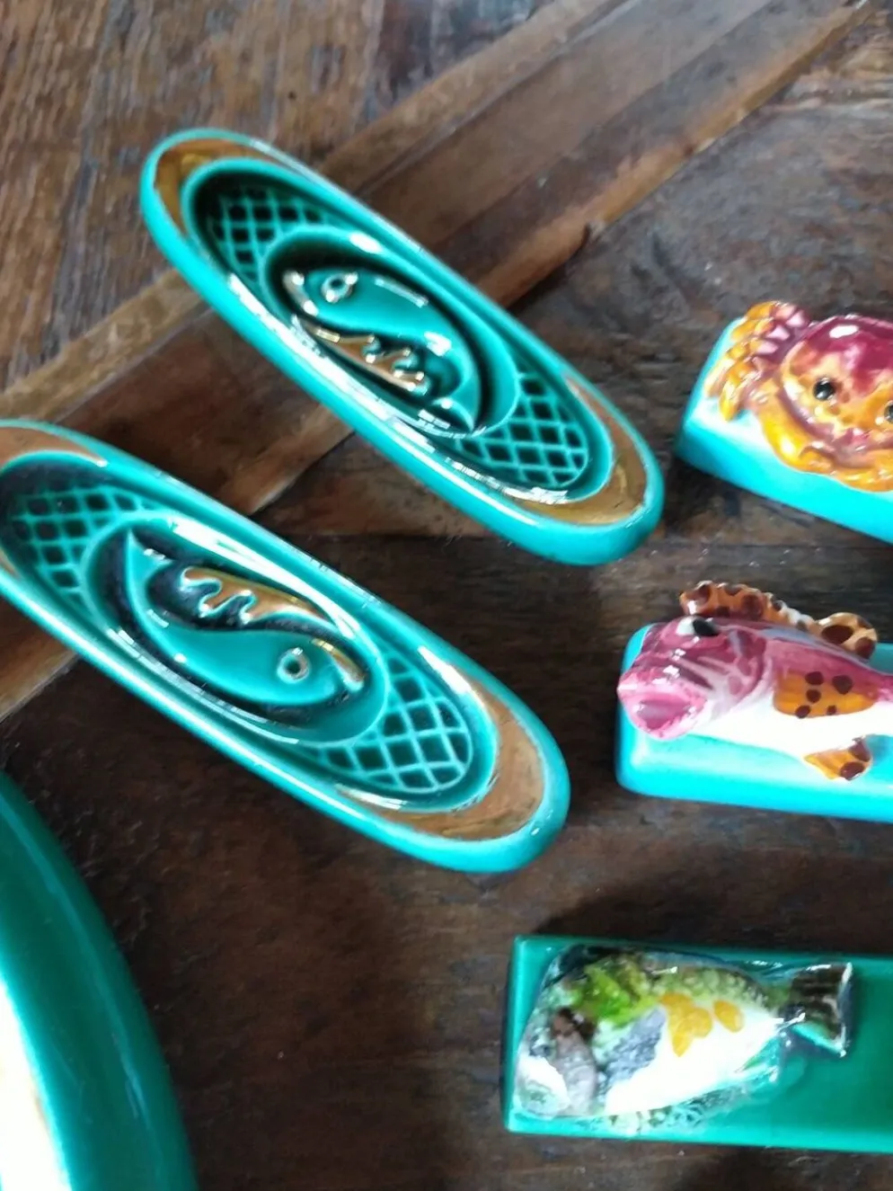 Porte couteaux et dessous de plat art déco