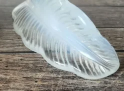 Porte couteaux feuille verre opalescent