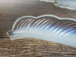 Porte couteaux feuille verre opalescent