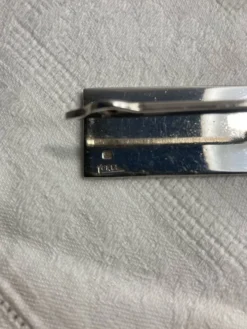 12 porte couteaux métal argenté Art Deco Yorel