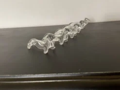 Porte couteaux teckels transparents