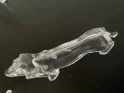 Porte couteaux teckels transparents