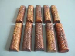 porte couteaux terre cuite art table vintage knife rests set holders