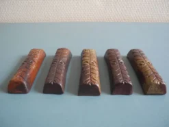 porte couteaux terre cuite art table vintage knife rests set holders