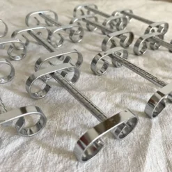 Porte couteaux vintage en inox