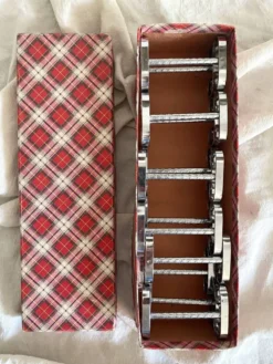 Porte couteaux vintage en inox