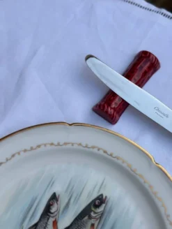 Porte-couteaux vintage proceram aubagne – céramique rouge sang de bœuf
