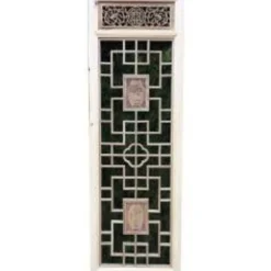 Porte en bois sculptée - De claustra à portes coulissantes.