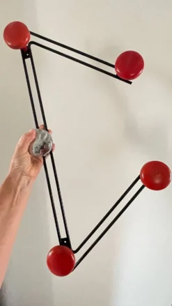 Portemanteau acier inspiration mategot