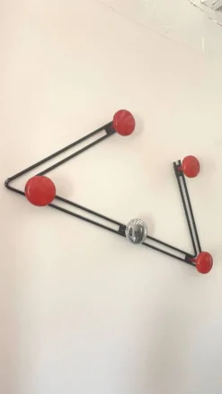 Portemanteau acier inspiration mategot