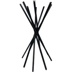Porte-manteau ajustable Zanotta Sciangai en frêne noir, 1973