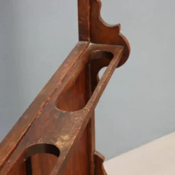 Porte-manteau ancien en hêtre teinté noyer, Italie, XIXe siècle
