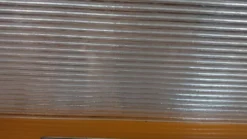 Porte manteau années 50 avec miroir patères métal et tablette verre