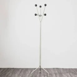 Porte-manteau années 70 design vintage post-moderne en métal