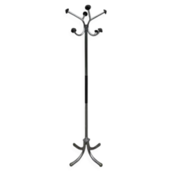 Porte-manteau années 80' en métal chromé