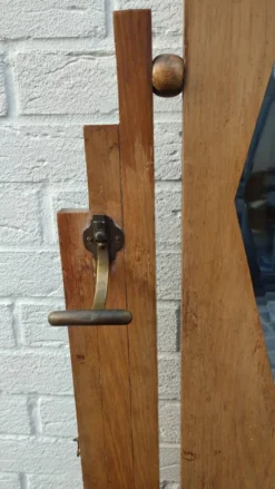 Porte manteau art déco en chêne