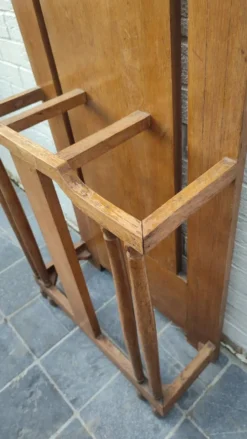 Porte manteau art déco en chêne