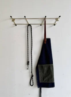 Porte-manteau atomique vintage or et noir