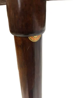 Porte-manteau autoportant en bois vintage au design Sputnik, années 1970, marron