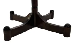 Porte-manteau autoportant en bois vintage au design Sputnik, années 1970, marron