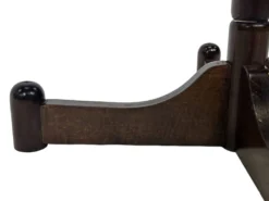 Porte-manteau autoportant en bois vintage au design Sputnik, années 1970, marron