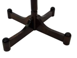 Porte-manteau autoportant en bois vintage au design Sputnik, années 1970, marron
