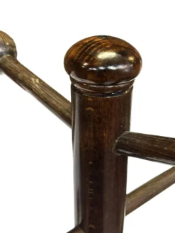 Porte-manteau autoportant en bois vintage au design Sputnik, années 1970, marron