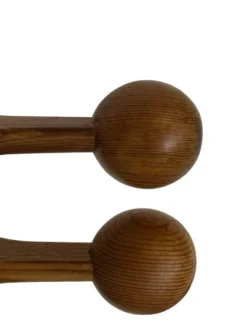 Porte-manteau autoportant en pin vintage Sputnik, design des années 1970