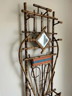 Porte manteau bambou années 30