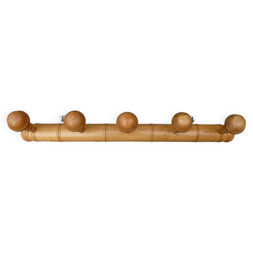 Porte manteau bambou bambou 5 patères