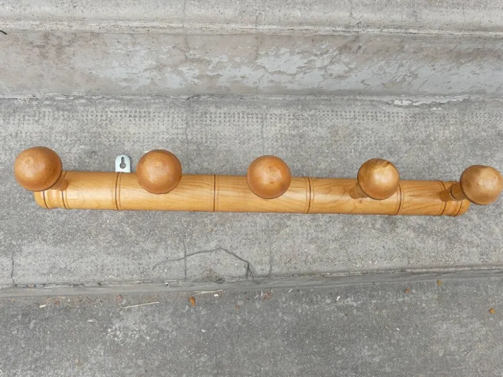 Porte manteau bambou bambou 5 patères
