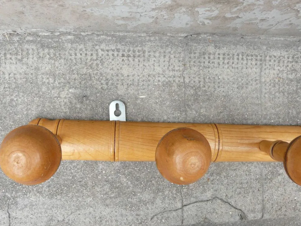 Porte manteau bambou bambou 5 patères