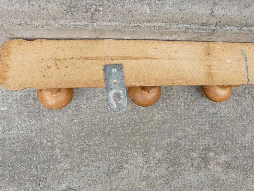 Porte manteau bambou bambou 5 patères