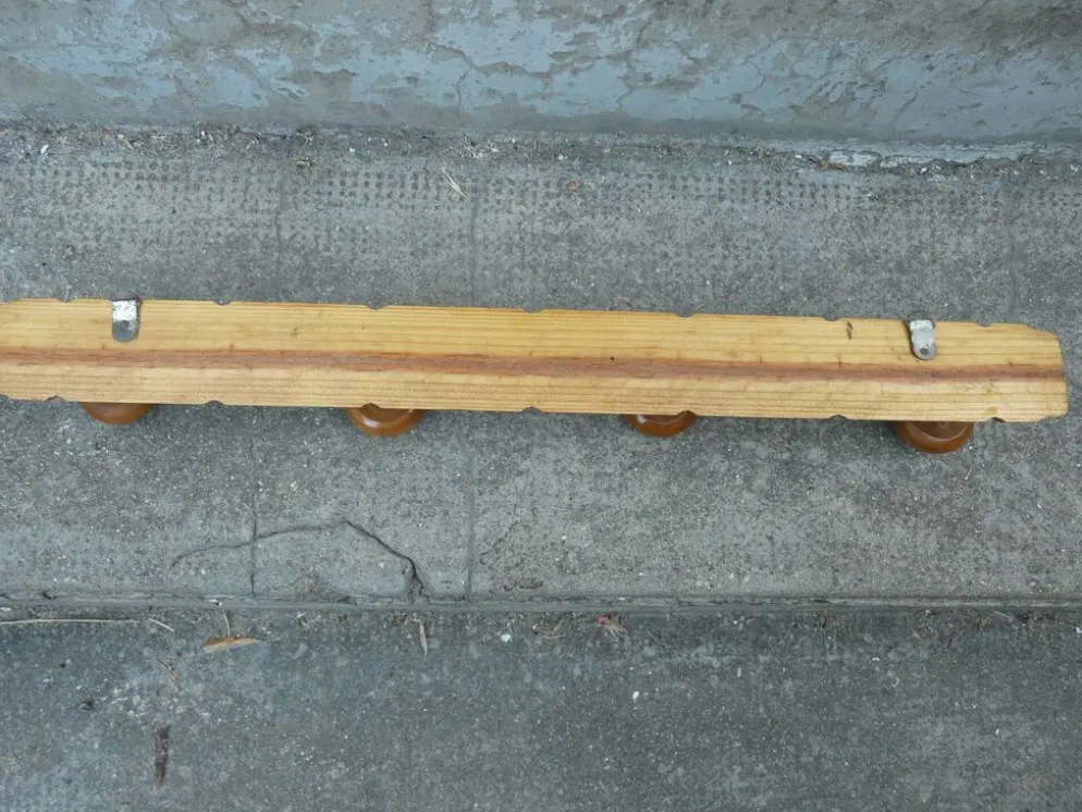 Porte manteau bambou 4 patères