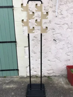 Porte-manteau beige et noir Manade de Jean-Pierre Vitrac