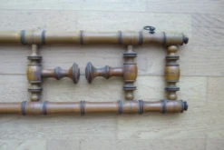 Porte-manteau bistrot 4 patères repliables
